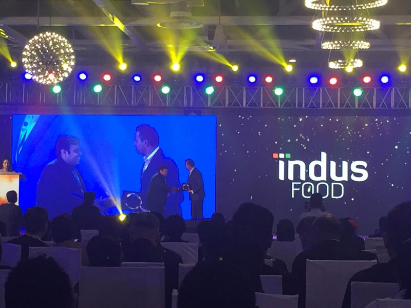 Recognition Award at Indus Food 2020